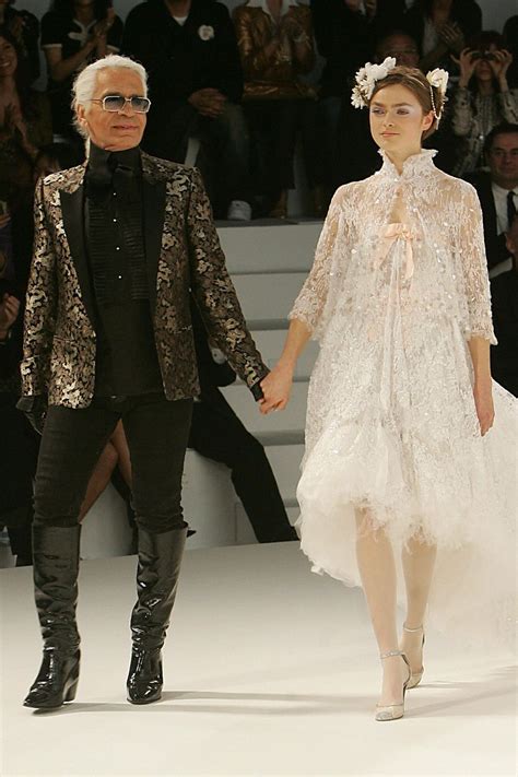 karl lagerfeld chanel fashion show|Karl Lagerfeld most famous work.